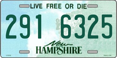 NH license plate 2916325