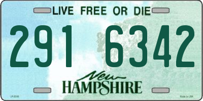 NH license plate 2916342