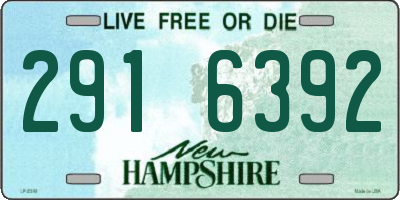 NH license plate 2916392