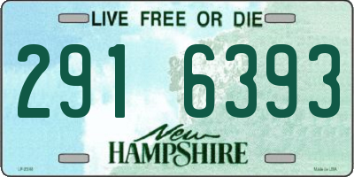 NH license plate 2916393