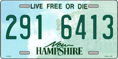 NH license plate 2916413
