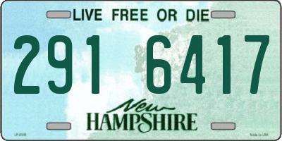 NH license plate 2916417