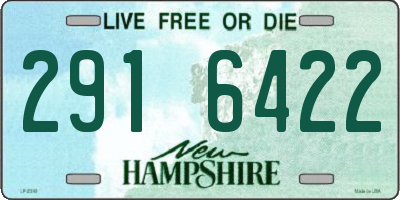 NH license plate 2916422