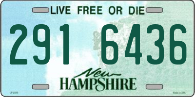 NH license plate 2916436