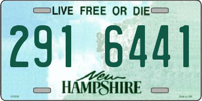 NH license plate 2916441