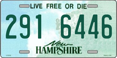 NH license plate 2916446