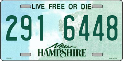 NH license plate 2916448