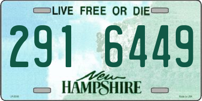 NH license plate 2916449
