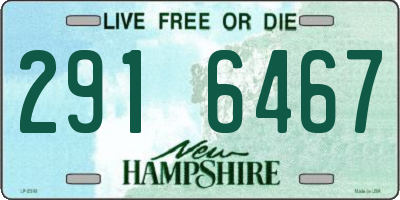 NH license plate 2916467