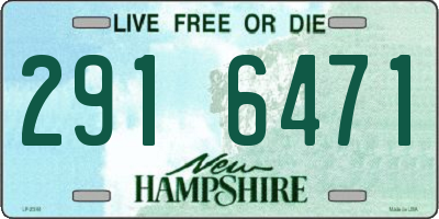 NH license plate 2916471