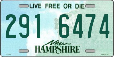 NH license plate 2916474