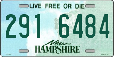 NH license plate 2916484