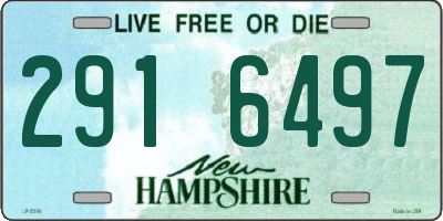 NH license plate 2916497