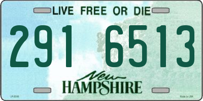 NH license plate 2916513