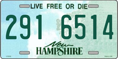 NH license plate 2916514