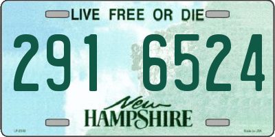 NH license plate 2916524