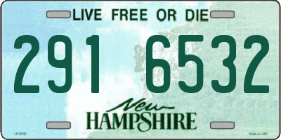 NH license plate 2916532