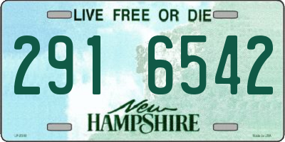 NH license plate 2916542