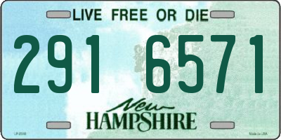NH license plate 2916571