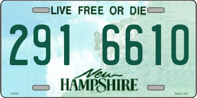 NH license plate 2916610