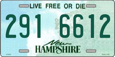 NH license plate 2916612