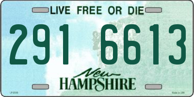 NH license plate 2916613