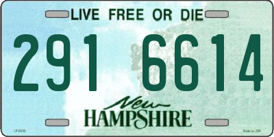 NH license plate 2916614