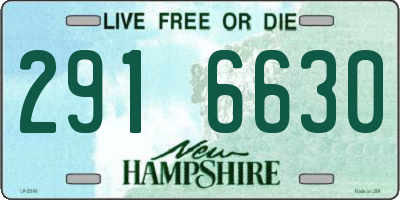 NH license plate 2916630