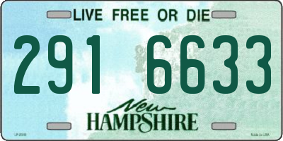 NH license plate 2916633