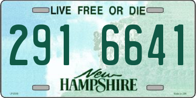 NH license plate 2916641