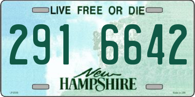 NH license plate 2916642