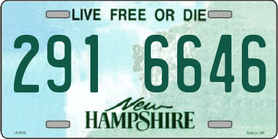 NH license plate 2916646