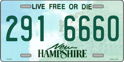 NH license plate 2916660