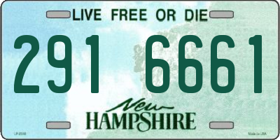 NH license plate 2916661