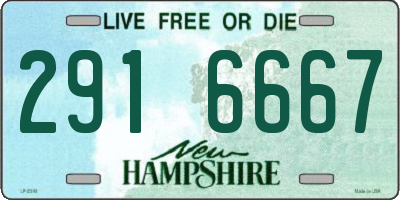 NH license plate 2916667