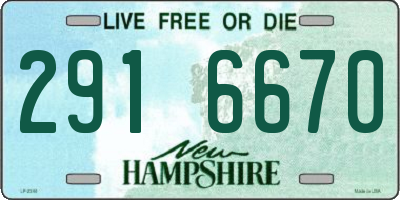 NH license plate 2916670