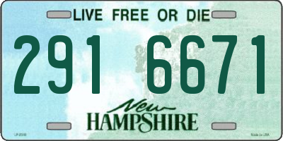 NH license plate 2916671
