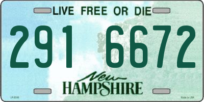 NH license plate 2916672