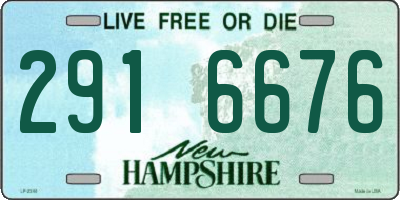 NH license plate 2916676
