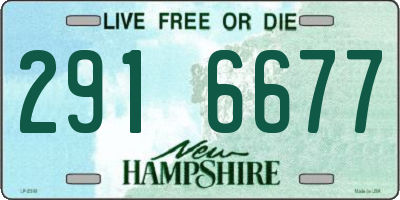 NH license plate 2916677
