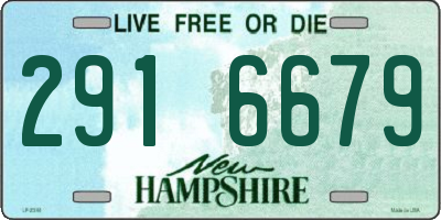 NH license plate 2916679