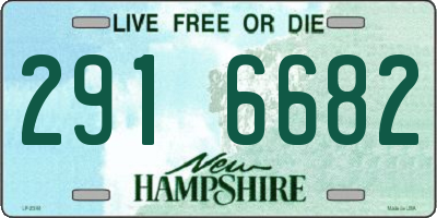 NH license plate 2916682