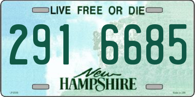 NH license plate 2916685
