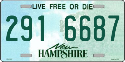NH license plate 2916687