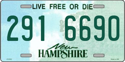 NH license plate 2916690