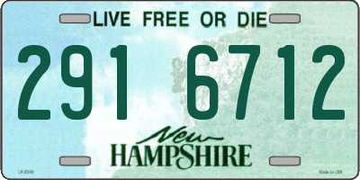 NH license plate 2916712