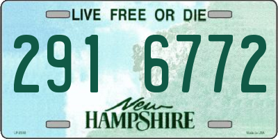 NH license plate 2916772