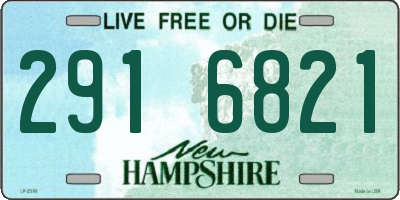 NH license plate 2916821