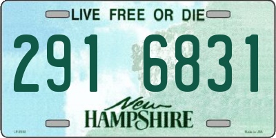 NH license plate 2916831