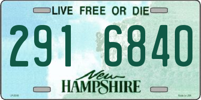 NH license plate 2916840